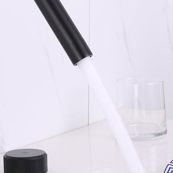 Widespread Modern Bathroom Faucet Knob Handle Gooseneck Vessel Faucet Clearhalo 'Bathroom Remodel & Bathroom Fixtures' 'Bathroom Sink Faucets' 'Bathroom Sinks & Faucet Components' 'bathroom_sink_faucets' 'Home Improvement' 'home_improvement' 'home_improvement_bathroom_sink_faucets' 7205835