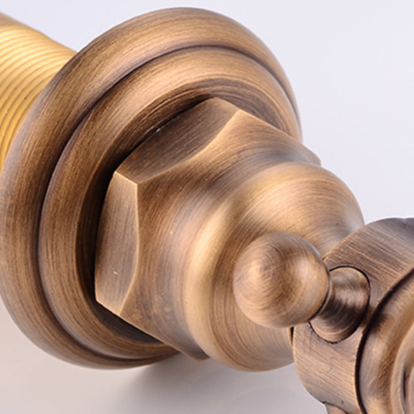 Widespread Bathroom Faucet 3 Holes Circular Vessel Sink Faucet Clearhalo 'Bathroom Remodel & Bathroom Fixtures' 'Bathroom Sink Faucets' 'Bathroom Sinks & Faucet Components' 'bathroom_sink_faucets' 'Home Improvement' 'home_improvement' 'home_improvement_bathroom_sink_faucets' 7205924