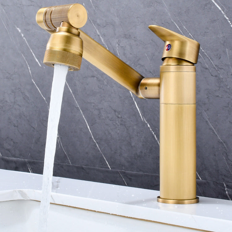 Luxury Vessel Faucet Swivel Spout High-Arc Single Handle Vessel Faucet Clearhalo 'Bathroom Remodel & Bathroom Fixtures' 'Bathroom Sink Faucets' 'Bathroom Sinks & Faucet Components' 'bathroom_sink_faucets' 'Home Improvement' 'home_improvement' 'home_improvement_bathroom_sink_faucets' 7205944