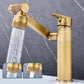 Luxury Vessel Faucet Swivel Spout High-Arc Single Handle Vessel Faucet Bronze 7.9" Round Clearhalo 'Bathroom Remodel & Bathroom Fixtures' 'Bathroom Sink Faucets' 'Bathroom Sinks & Faucet Components' 'bathroom_sink_faucets' 'Home Improvement' 'home_improvement' 'home_improvement_bathroom_sink_faucets' 7205946