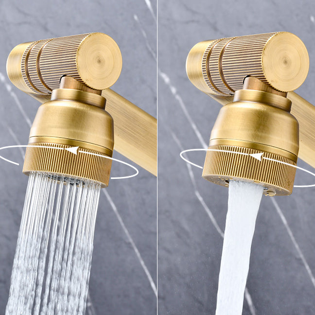 Luxury Vessel Faucet Swivel Spout High-Arc Single Handle Vessel Faucet Clearhalo 'Bathroom Remodel & Bathroom Fixtures' 'Bathroom Sink Faucets' 'Bathroom Sinks & Faucet Components' 'bathroom_sink_faucets' 'Home Improvement' 'home_improvement' 'home_improvement_bathroom_sink_faucets' 7205958