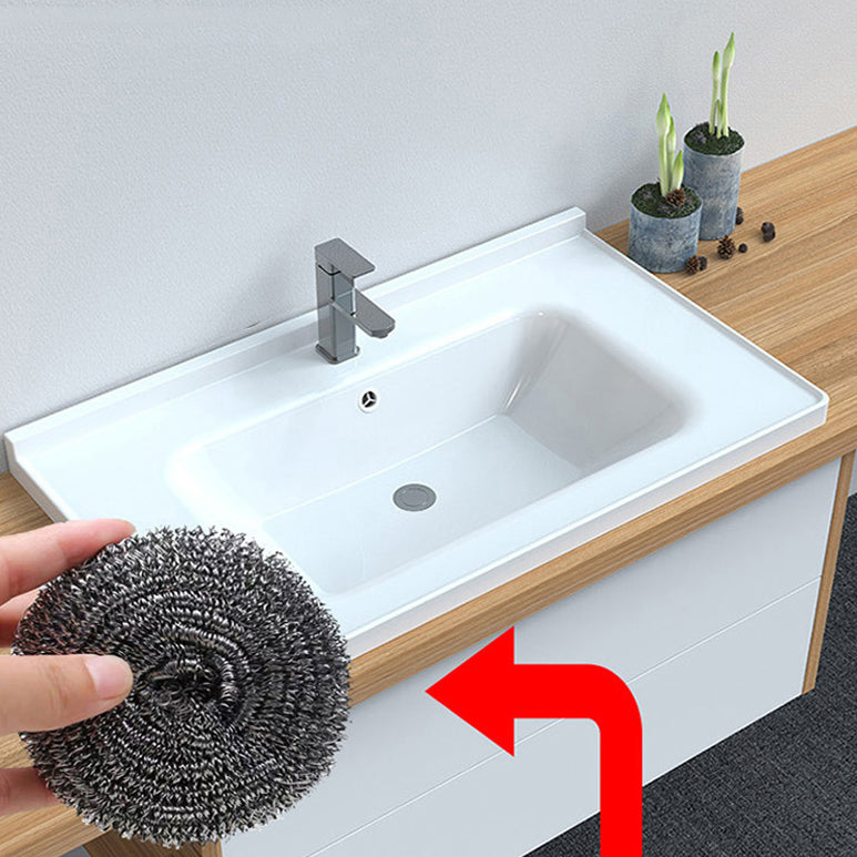 Contemporary Bathroom Sink Pop-Up Drain Rectangular Vessel Sink(Not Including Faucet) Clearhalo 'Bathroom Remodel & Bathroom Fixtures' 'Bathroom Sinks & Faucet Components' 'Bathroom Sinks' 'bathroom_sink' 'Home Improvement' 'home_improvement' 'home_improvement_bathroom_sink' 7206008