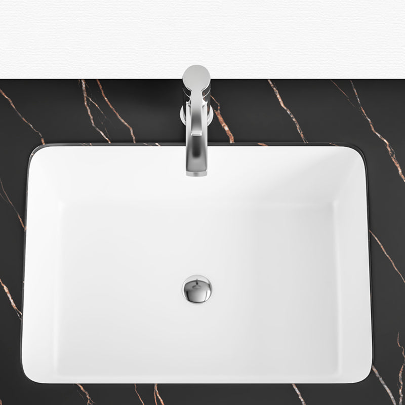 Undermount Bathroom Sink Modern Style Overflow Hole Design Ceramic Bathroom Sink Clearhalo 'Bathroom Remodel & Bathroom Fixtures' 'Bathroom Sinks & Faucet Components' 'Bathroom Sinks' 'bathroom_sink' 'Home Improvement' 'home_improvement' 'home_improvement_bathroom_sink' 7206054