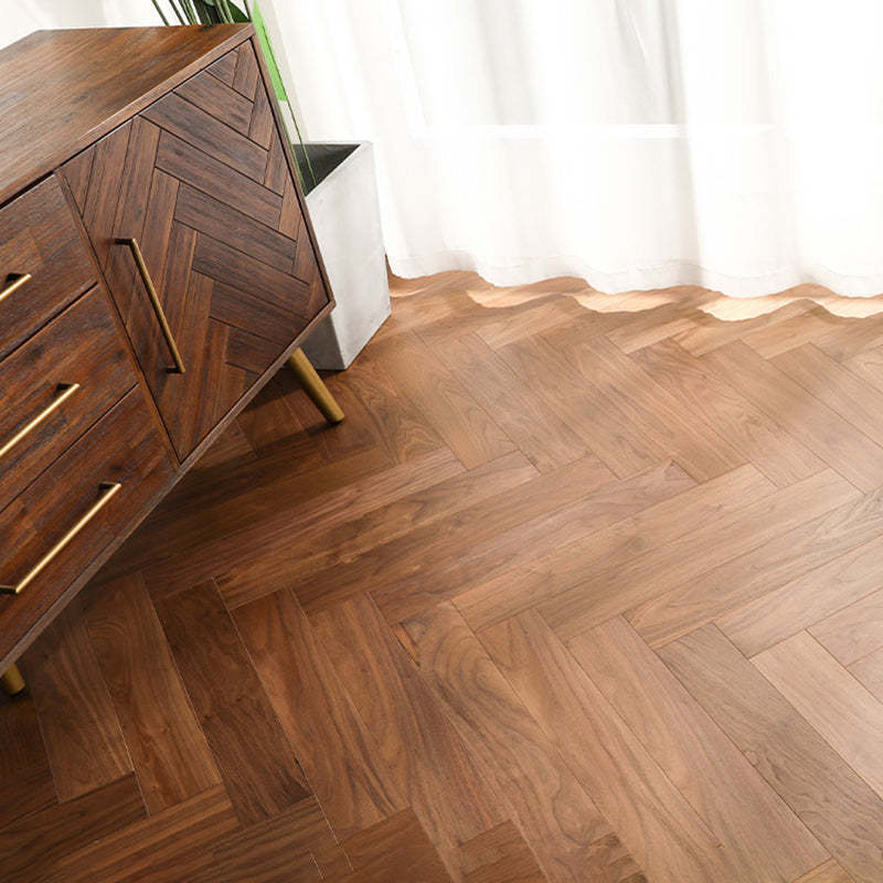 Traditional Flooring Tiles Solid Wood Wire Brushed Flooring with Click Lock Clearhalo 'Flooring 'Hardwood Flooring' 'hardwood_flooring' 'Home Improvement' 'home_improvement' 'home_improvement_hardwood_flooring' Walls and Ceiling' 7206068