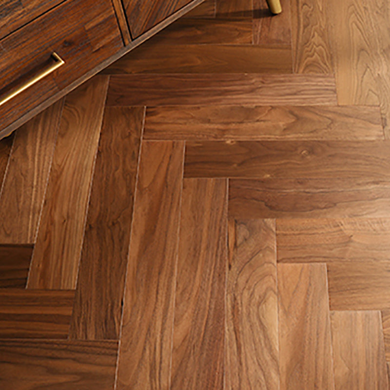 Traditional Flooring Tiles Solid Wood Wire Brushed Flooring with Click Lock Clearhalo 'Flooring 'Hardwood Flooring' 'hardwood_flooring' 'Home Improvement' 'home_improvement' 'home_improvement_hardwood_flooring' Walls and Ceiling' 7206078