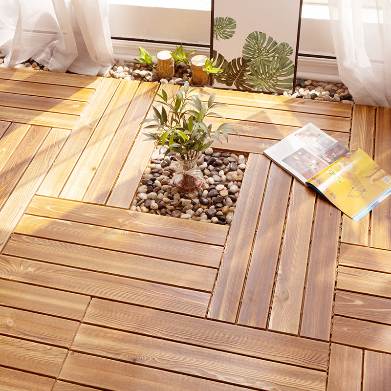 Flooring Tiles Click-Locking Scratch Resistant Distressed Wood Flooring Clearhalo 'Flooring 'Hardwood Flooring' 'hardwood_flooring' 'Home Improvement' 'home_improvement' 'home_improvement_hardwood_flooring' Walls and Ceiling' 7206104