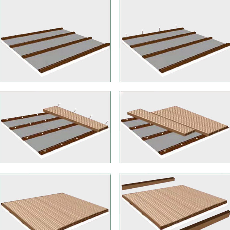 Classic Outdoor Tile Flooring Plain Engineered Wood Floor Planks Clearhalo 'Flooring 'Hardwood Flooring' 'hardwood_flooring' 'Home Improvement' 'home_improvement' 'home_improvement_hardwood_flooring' Walls and Ceiling' 7206121