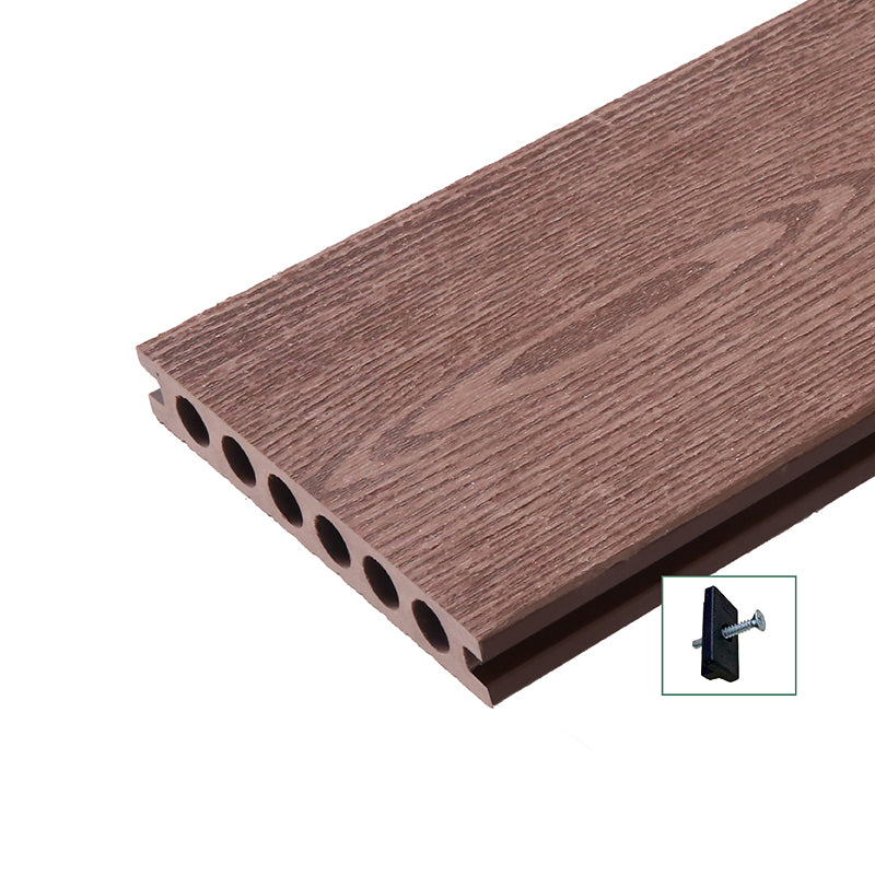 Classic Outdoor Tile Flooring Plain Engineered Wood Floor Planks Dark Coffee Clearhalo 'Flooring 'Hardwood Flooring' 'hardwood_flooring' 'Home Improvement' 'home_improvement' 'home_improvement_hardwood_flooring' Walls and Ceiling' 7206131