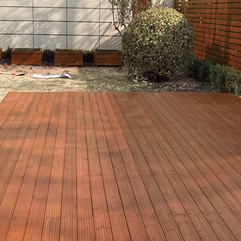 Modern Hardwood Deck Tiles Solid Wood Nail Flooring Planks for Patio Clearhalo 'Flooring 'Hardwood Flooring' 'hardwood_flooring' 'Home Improvement' 'home_improvement' 'home_improvement_hardwood_flooring' Walls and Ceiling' 7206173