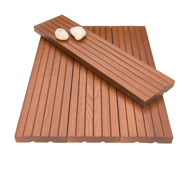 Modern Hardwood Deck Tiles Solid Wood Nail Flooring Planks for Patio Clearhalo 'Flooring 'Hardwood Flooring' 'hardwood_flooring' 'Home Improvement' 'home_improvement' 'home_improvement_hardwood_flooring' Walls and Ceiling' 7206177