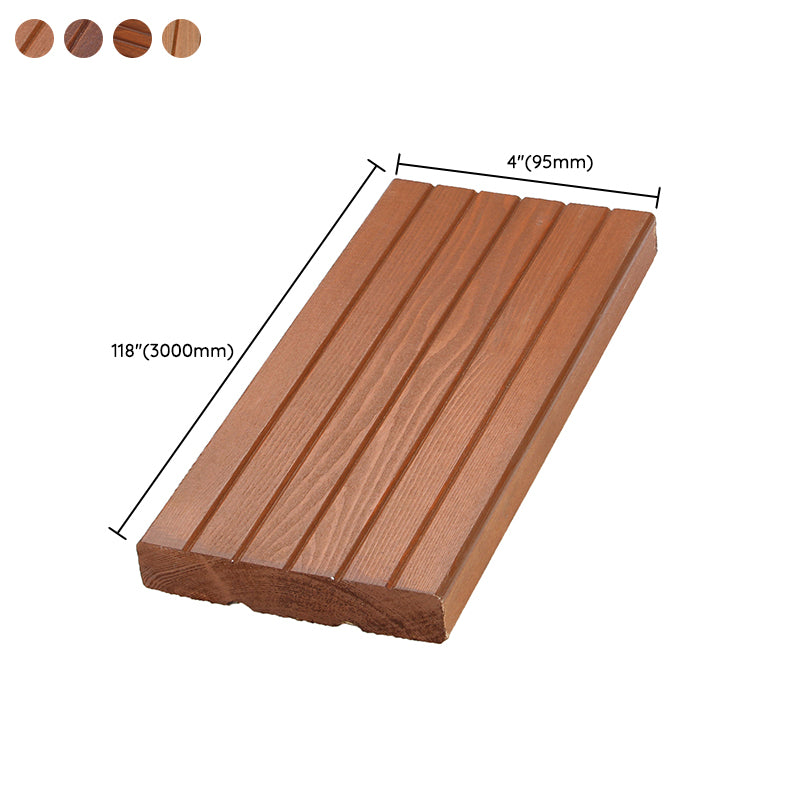Modern Hardwood Deck Tiles Solid Wood Nail Flooring Planks for Patio Clearhalo 'Flooring 'Hardwood Flooring' 'hardwood_flooring' 'Home Improvement' 'home_improvement' 'home_improvement_hardwood_flooring' Walls and Ceiling' 7206182
