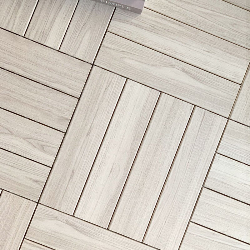 Floor Patio Square Stripe Composite Water-resistant Deck Plank Clearhalo 'Home Improvement' 'home_improvement' 'home_improvement_outdoor_deck_tiles_planks' 'Outdoor Deck Tiles & Planks' 'Outdoor Flooring & Tile' 'Outdoor Remodel' 'outdoor_deck_tiles_planks' 7206503