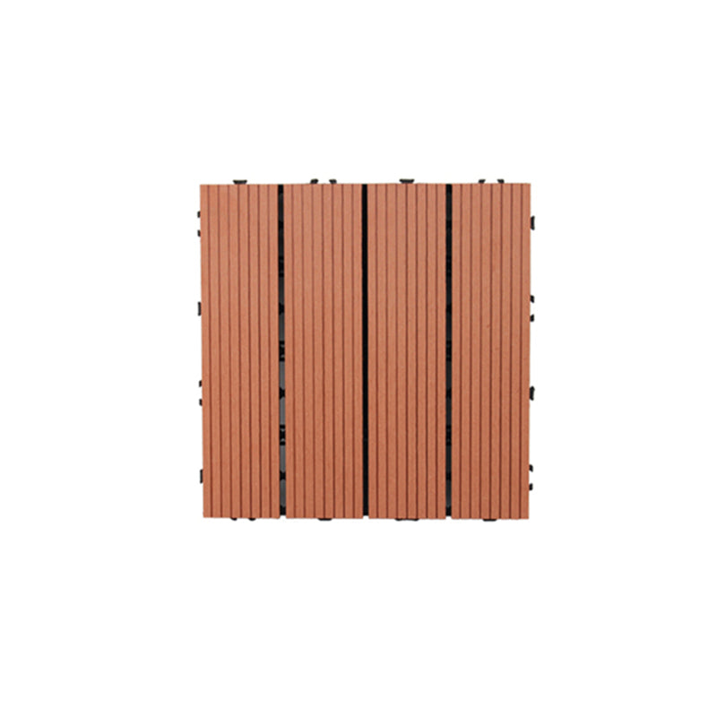 Square PVC Deck/Patio Flooring Tiles Interlocking Installation Outdoor Patio Tiles Clearhalo 'Home Improvement' 'home_improvement' 'home_improvement_outdoor_deck_tiles_planks' 'Outdoor Deck Tiles & Planks' 'Outdoor Flooring & Tile' 'Outdoor Remodel' 'outdoor_deck_tiles_planks' 7206605