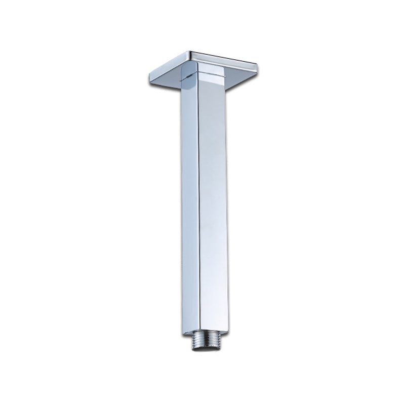 Black Square Fixed Shower Head Modern Style Wall-Mount Showerhead Clearhalo 'Bathroom Remodel & Bathroom Fixtures' 'Home Improvement' 'home_improvement' 'home_improvement_shower_heads' 'Shower Heads' 'shower_heads' 'Showers & Bathtubs Plumbing' 'Showers & Bathtubs' 7206655