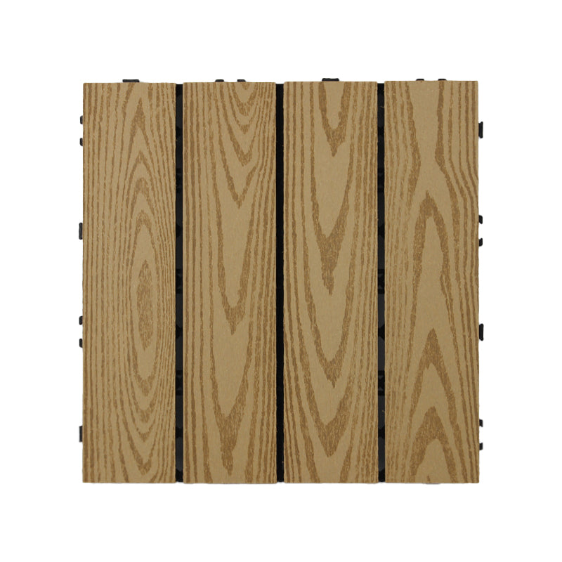 Deck Plank Loose Lay Manufactured Wood Decking Tiles Outdoor Flooring Apricot Embossed Clearhalo 'Home Improvement' 'home_improvement' 'home_improvement_outdoor_deck_tiles_planks' 'Outdoor Deck Tiles & Planks' 'Outdoor Flooring & Tile' 'Outdoor Remodel' 'outdoor_deck_tiles_planks' 7206664