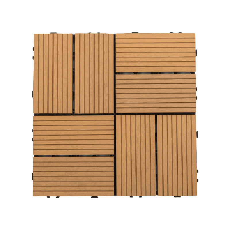 Deck Plank Loose Lay Manufactured Wood Decking Tiles Outdoor Flooring Natural 1 Piece Embossed Clearhalo 'Home Improvement' 'home_improvement' 'home_improvement_outdoor_deck_tiles_planks' 'Outdoor Deck Tiles & Planks' 'Outdoor Flooring & Tile' 'Outdoor Remodel' 'outdoor_deck_tiles_planks' 7206669
