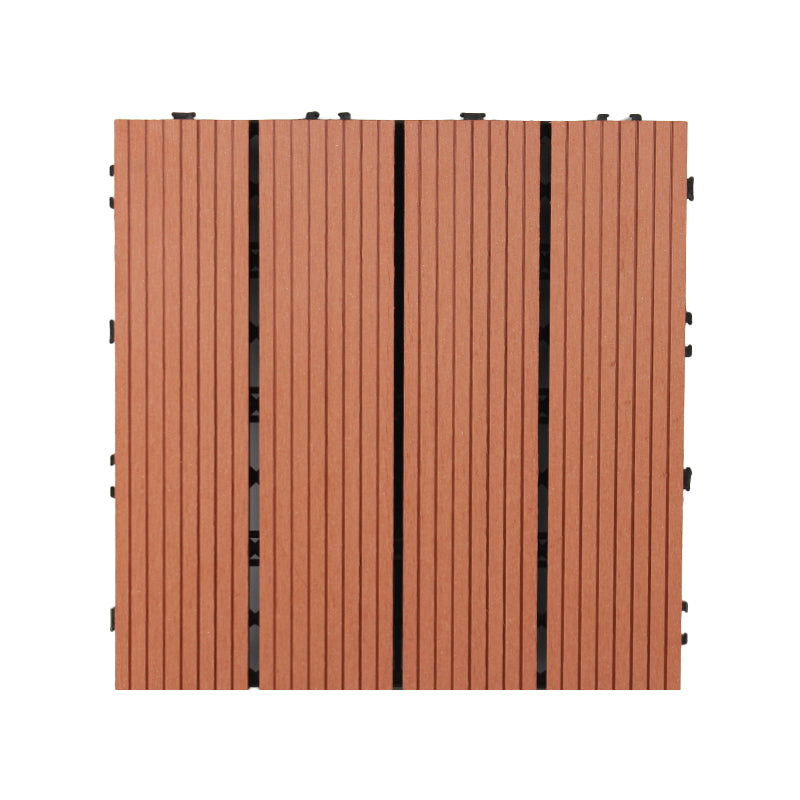 Deck Plank Loose Lay Manufactured Wood Decking Tiles Outdoor Flooring Rosewood Straight Grain Clearhalo 'Home Improvement' 'home_improvement' 'home_improvement_outdoor_deck_tiles_planks' 'Outdoor Deck Tiles & Planks' 'Outdoor Flooring & Tile' 'Outdoor Remodel' 'outdoor_deck_tiles_planks' 7206688