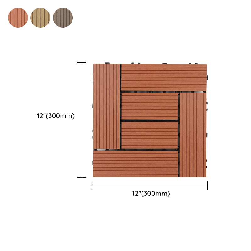 Deck Plank Loose Lay Manufactured Wood Decking Tiles Outdoor Flooring Clearhalo 'Home Improvement' 'home_improvement' 'home_improvement_outdoor_deck_tiles_planks' 'Outdoor Deck Tiles & Planks' 'Outdoor Flooring & Tile' 'Outdoor Remodel' 'outdoor_deck_tiles_planks' 7206691