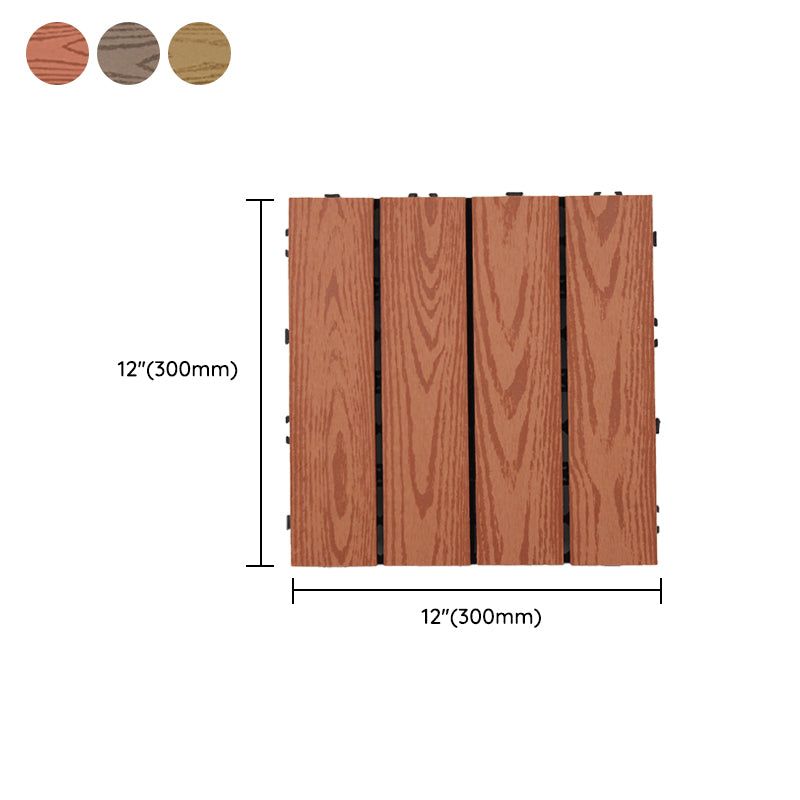 Deck Plank Loose Lay Manufactured Wood Decking Tiles Outdoor Flooring Clearhalo 'Home Improvement' 'home_improvement' 'home_improvement_outdoor_deck_tiles_planks' 'Outdoor Deck Tiles & Planks' 'Outdoor Flooring & Tile' 'Outdoor Remodel' 'outdoor_deck_tiles_planks' 7206693