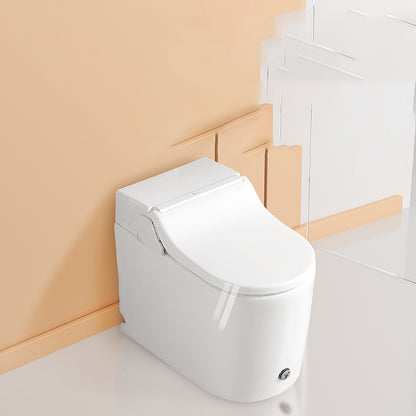 White Elongated Floor Mount Bidet Heated Seat Smart Bidet with Tank White Clearhalo 'Bathroom Remodel & Bathroom Fixtures' 'Bidets' 'Home Improvement' 'home_improvement' 'home_improvement_bidets' 'Toilets & Bidets' 7207154