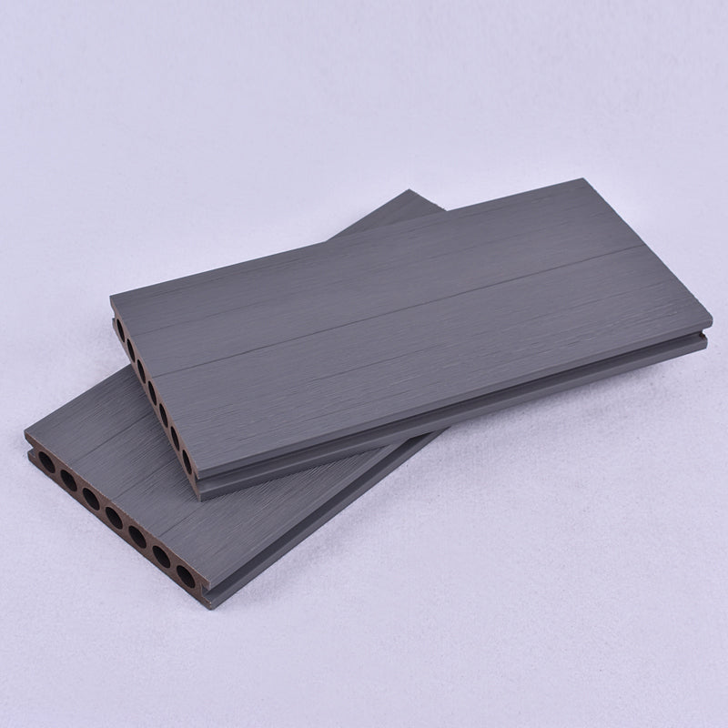 Outdoor Floor Patio Composite Water-resistant Interlocking Deck Plank Silver Gray Clearhalo 'Home Improvement' 'home_improvement' 'home_improvement_outdoor_deck_tiles_planks' 'Outdoor Deck Tiles & Planks' 'Outdoor Flooring & Tile' 'Outdoor Remodel' 'outdoor_deck_tiles_planks' 7208524