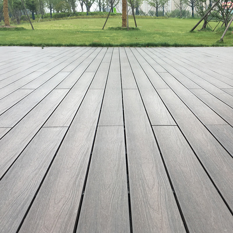 Outdoor Floor Patio Composite Water-resistant Interlocking Deck Plank Clearhalo 'Home Improvement' 'home_improvement' 'home_improvement_outdoor_deck_tiles_planks' 'Outdoor Deck Tiles & Planks' 'Outdoor Flooring & Tile' 'Outdoor Remodel' 'outdoor_deck_tiles_planks' 7208525