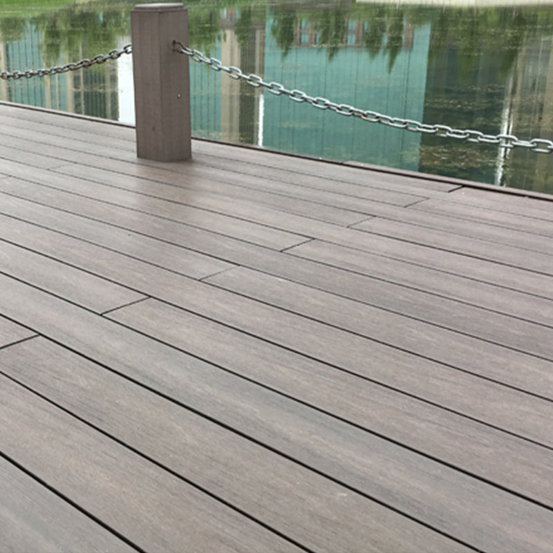 Outdoor Floor Patio Composite Water-resistant Interlocking Deck Plank Clearhalo 'Home Improvement' 'home_improvement' 'home_improvement_outdoor_deck_tiles_planks' 'Outdoor Deck Tiles & Planks' 'Outdoor Flooring & Tile' 'Outdoor Remodel' 'outdoor_deck_tiles_planks' 7208529
