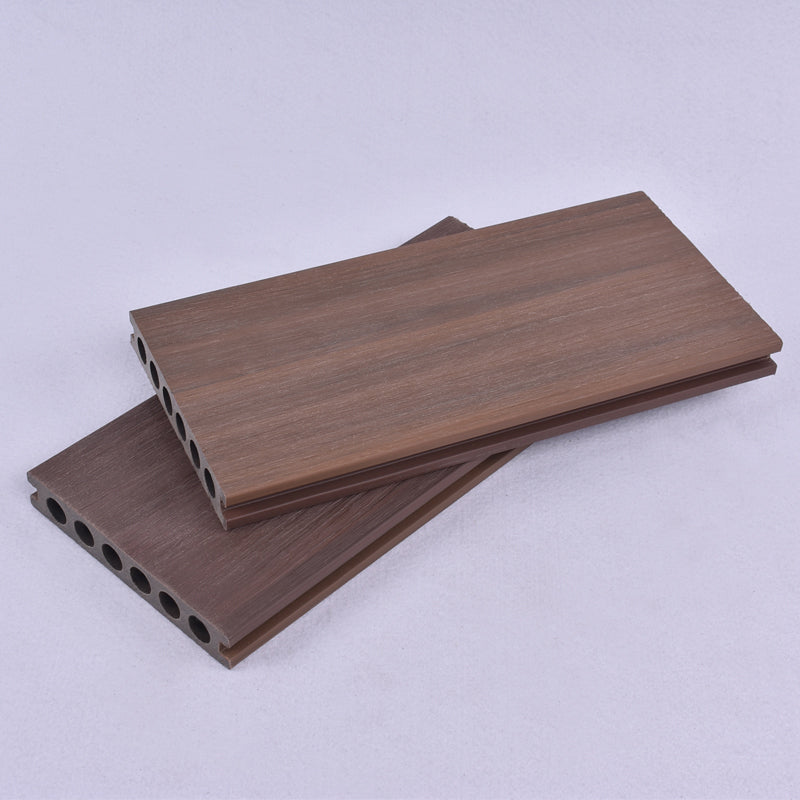 Outdoor Floor Patio Composite Water-resistant Interlocking Deck Plank Teak Clearhalo 'Home Improvement' 'home_improvement' 'home_improvement_outdoor_deck_tiles_planks' 'Outdoor Deck Tiles & Planks' 'Outdoor Flooring & Tile' 'Outdoor Remodel' 'outdoor_deck_tiles_planks' 7208530