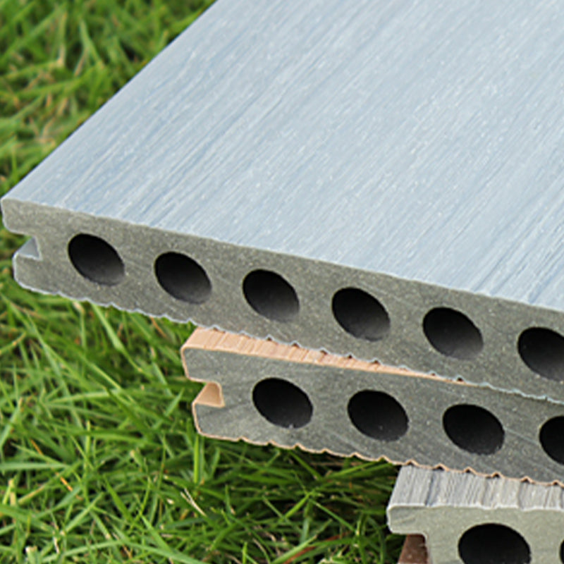 Outdoor Floor Patio Composite Water-resistant Interlocking Deck Plank Clearhalo 'Home Improvement' 'home_improvement' 'home_improvement_outdoor_deck_tiles_planks' 'Outdoor Deck Tiles & Planks' 'Outdoor Flooring & Tile' 'Outdoor Remodel' 'outdoor_deck_tiles_planks' 7208535