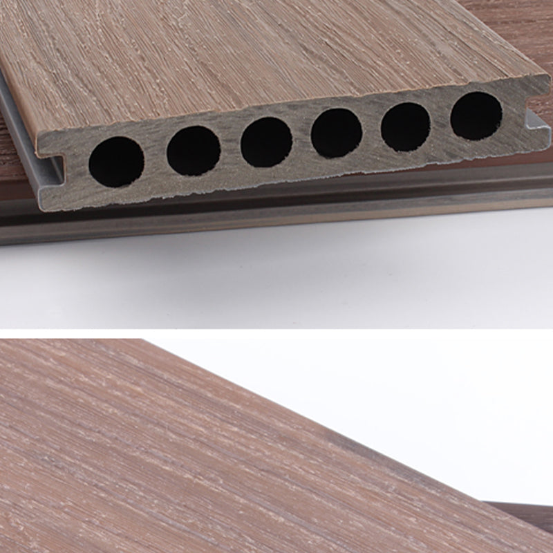 Outdoor Floor Patio Composite Water-resistant Interlocking Deck Plank Clearhalo 'Home Improvement' 'home_improvement' 'home_improvement_outdoor_deck_tiles_planks' 'Outdoor Deck Tiles & Planks' 'Outdoor Flooring & Tile' 'Outdoor Remodel' 'outdoor_deck_tiles_planks' 7208536