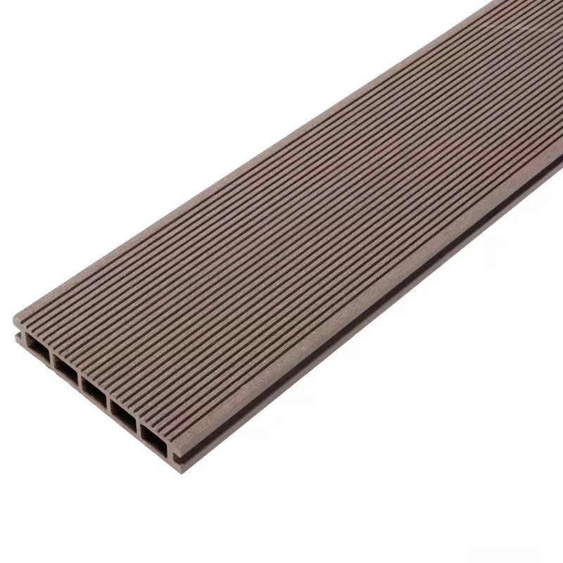 Outdoor Floor Patio Stripe Pattern Interlocking Waterproof Deck Plank Dark Brown Clearhalo 'Home Improvement' 'home_improvement' 'home_improvement_outdoor_deck_tiles_planks' 'Outdoor Deck Tiles & Planks' 'Outdoor Flooring & Tile' 'Outdoor Remodel' 'outdoor_deck_tiles_planks' 7208551