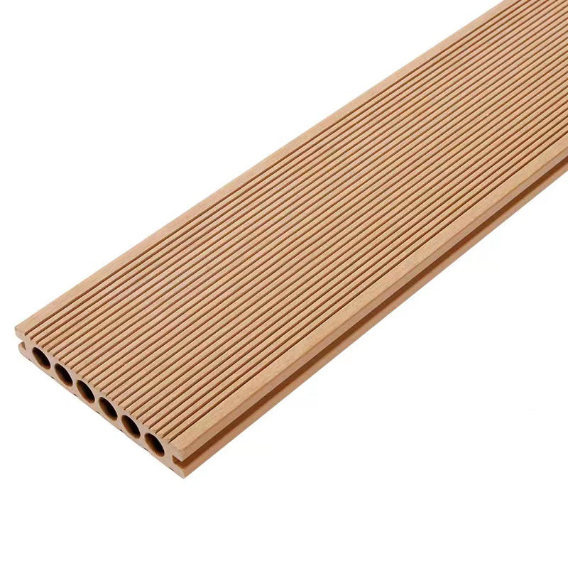 Outdoor Floor Patio Stripe Pattern Interlocking Waterproof Deck Plank Light Brown Clearhalo 'Home Improvement' 'home_improvement' 'home_improvement_outdoor_deck_tiles_planks' 'Outdoor Deck Tiles & Planks' 'Outdoor Flooring & Tile' 'Outdoor Remodel' 'outdoor_deck_tiles_planks' 7208555