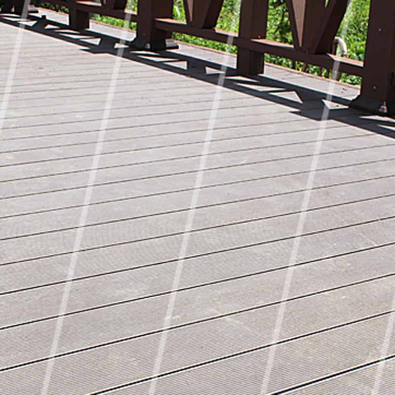 Outdoor Floor Patio Stripe Pattern Interlocking Waterproof Deck Plank Clearhalo 'Home Improvement' 'home_improvement' 'home_improvement_outdoor_deck_tiles_planks' 'Outdoor Deck Tiles & Planks' 'Outdoor Flooring & Tile' 'Outdoor Remodel' 'outdoor_deck_tiles_planks' 7208559