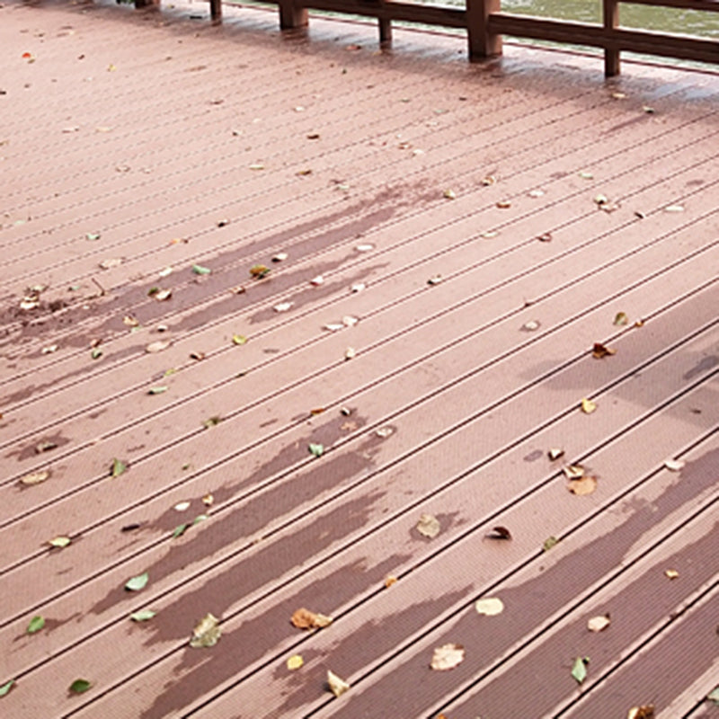 Outdoor Floor Patio Stripe Pattern Interlocking Waterproof Deck Plank Clearhalo 'Home Improvement' 'home_improvement' 'home_improvement_outdoor_deck_tiles_planks' 'Outdoor Deck Tiles & Planks' 'Outdoor Flooring & Tile' 'Outdoor Remodel' 'outdoor_deck_tiles_planks' 7208561