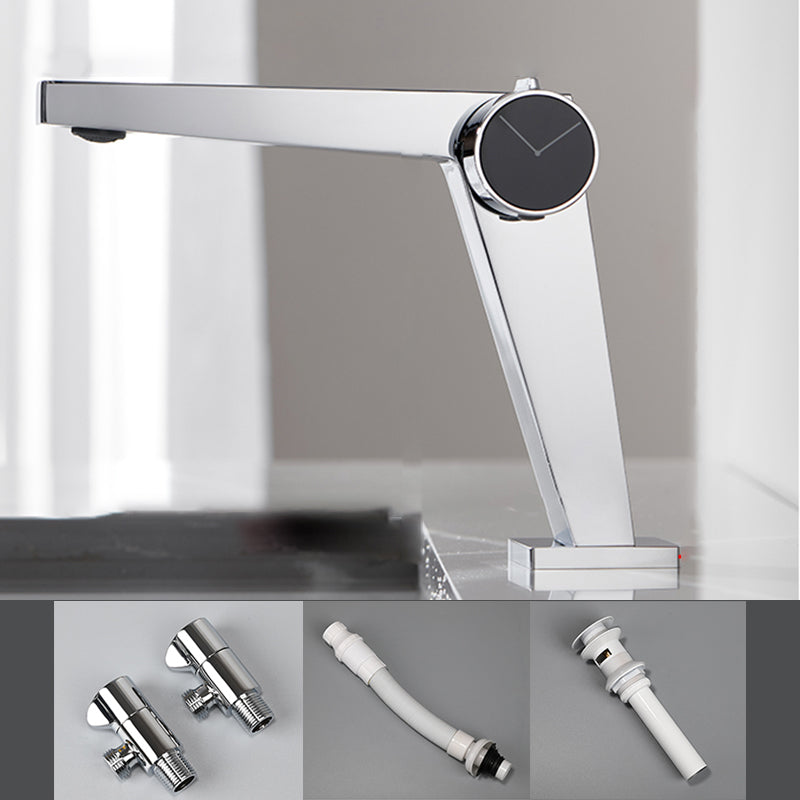 Contemporary Vessel Sink Faucet Knob Handle Bathroom Vessel Faucet Cromo Drain Included Clearhalo 'bathroom_sink_faucets' 'Conjunta de Baño y Conjunta de Grifo' 'Coronamiento de Baño y Dispositivo de Baño' 'Grifo del lavabo del baño' 'Hogar' 'home_improvement' 'home_improvement_bathroom_sink_faucets' 'Mejoras para el hogar' 7208633