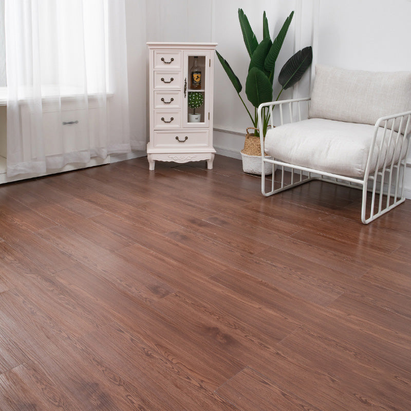 Fire Resistant Vinyl Flooring Self-Stick Waterproof Vinyl Flooring Walnut Clearhalo 'Flooring 'Home Improvement' 'home_improvement' 'home_improvement_vinyl_flooring' 'Vinyl Flooring' 'vinyl_flooring' Walls and Ceiling' 7208651
