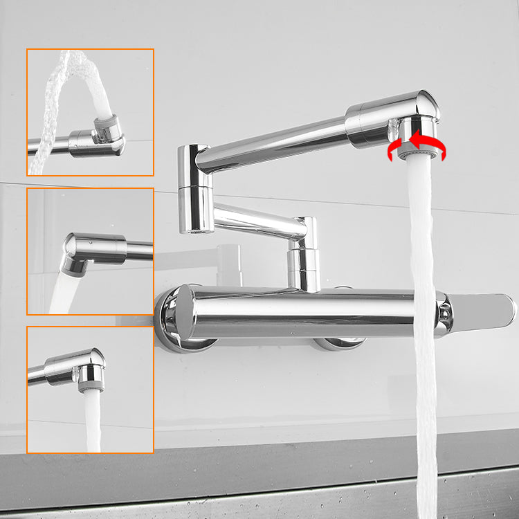 Modern Spring Spout Water Filler One Handle Low Arch Kitchen Faucet Clearhalo 'Home Improvement' 'home_improvement' 'home_improvement_kitchen_faucets' 'Kitchen Faucets' 'Kitchen Remodel & Kitchen Fixtures' 'Kitchen Sinks & Faucet Components' 'kitchen_faucets' 7208770