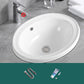 Contemporary Bathroom Sink with Overflow Porcelain Round Vessel Lavatory Sink 21.7"L x 16.9"W x 8.3"H Sink Clearhalo 'Bathroom Remodel & Bathroom Fixtures' 'Bathroom Sinks & Faucet Components' 'Bathroom Sinks' 'bathroom_sink' 'Home Improvement' 'home_improvement' 'home_improvement_bathroom_sink' 7208801