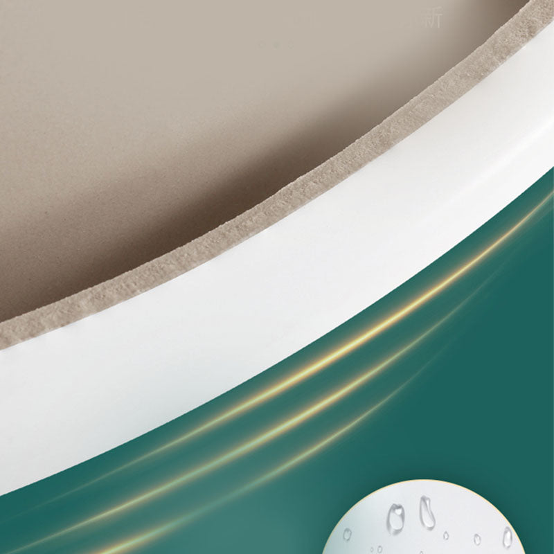 Contemporary Bathroom Sink with Overflow Porcelain Round Vessel Lavatory Sink Clearhalo 'Bathroom Remodel & Bathroom Fixtures' 'Bathroom Sinks & Faucet Components' 'Bathroom Sinks' 'bathroom_sink' 'Home Improvement' 'home_improvement' 'home_improvement_bathroom_sink' 7208809