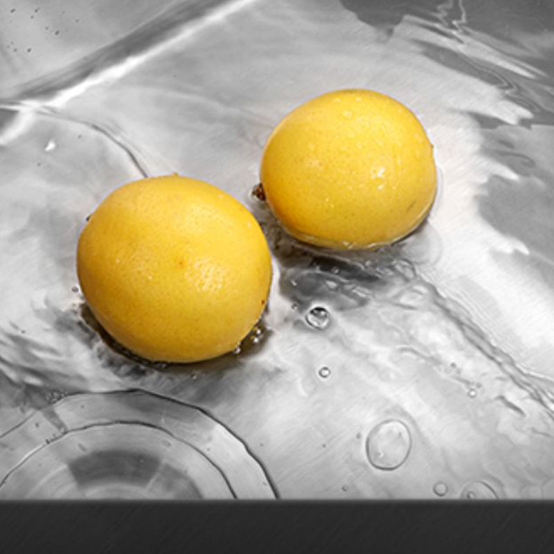 Modern Undermount Kitchen Sink Stainless Steel Kitchen Sink with Faucet Clearhalo 'Home Improvement' 'home_improvement' 'home_improvement_kitchen_sinks' 'Kitchen Remodel & Kitchen Fixtures' 'Kitchen Sinks & Faucet Components' 'Kitchen Sinks' 'kitchen_sinks' 7209176