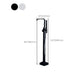 Brass Freestanding Tub Filler with Water Inlet Pipe Floor Mounted Bathroom Faucet Clearhalo 'Bathroom Remodel & Bathroom Fixtures' 'Bathtub Faucets' 'bathtub_faucets' 'Home Improvement' 'home_improvement' 'home_improvement_bathtub_faucets' 7209463