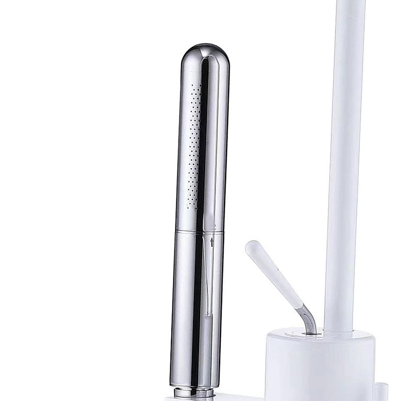 Modern Brass Freestanding Bathtub Faucet with Hand Shower Bathtub Faucet Clearhalo 'Bathroom Remodel & Bathroom Fixtures' 'Bathtub Faucets' 'bathtub_faucets' 'Home Improvement' 'home_improvement' 'home_improvement_bathtub_faucets' 7209503