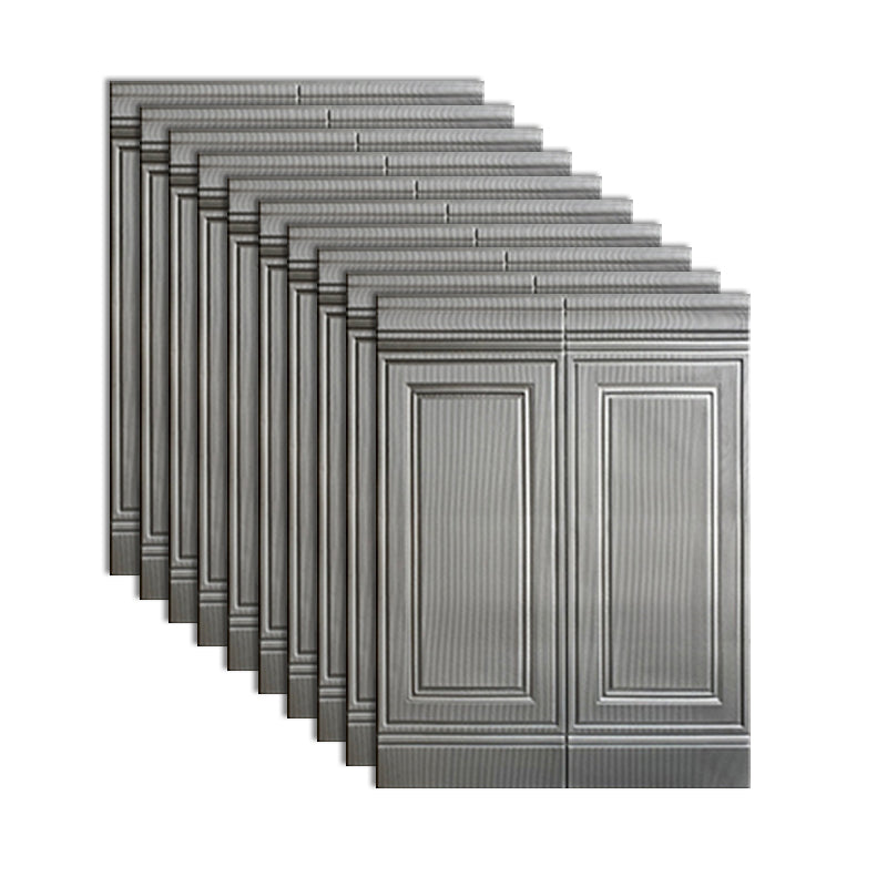 Modern Style XPE Foam Wall Paneling 3D Waterproof Wall Paneling Silver Gray Clearhalo 'Flooring 'Home Improvement' 'home_improvement' 'home_improvement_wall_paneling' 'Wall Paneling' 'wall_paneling' 'Walls & Ceilings' Walls and Ceiling' 7209574