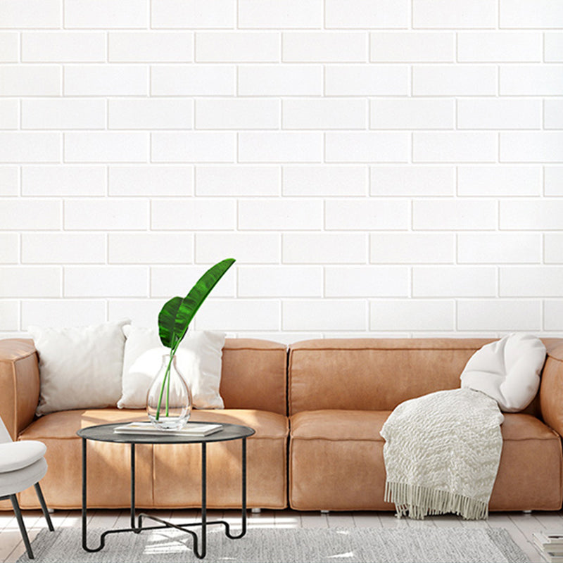 XPE Foam Wall Paneling Star Print Square Waterproof Wall Paneling for Living Room White 100-Piece Set Clearhalo 'Flooring 'Home Improvement' 'home_improvement' 'home_improvement_wall_paneling' 'Wall Paneling' 'wall_paneling' 'Walls & Ceilings' Walls and Ceiling' 7209628