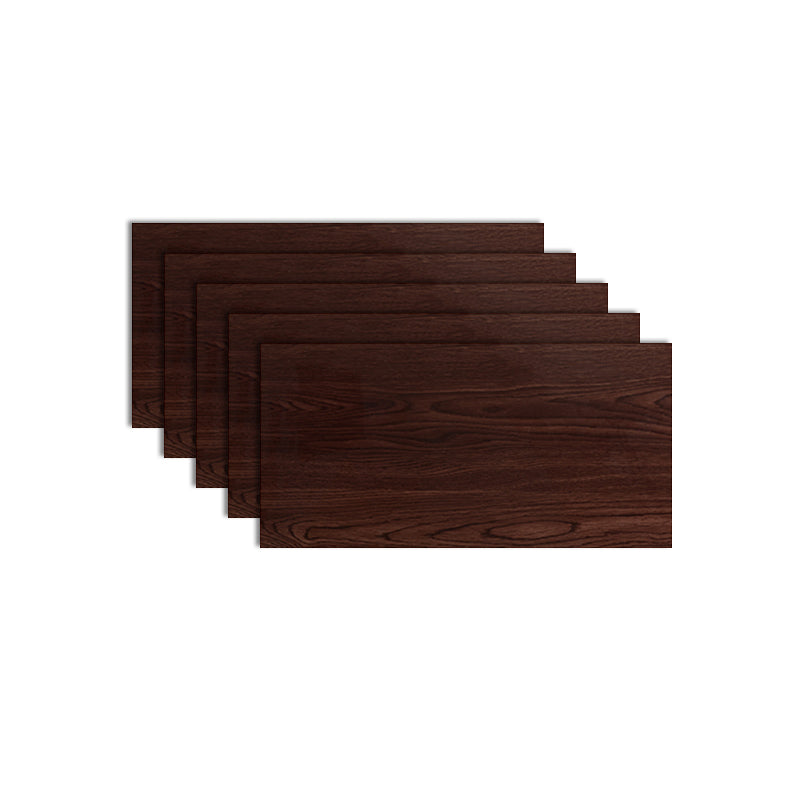 PVC Wall Paneling Rectangle Waterproof Wooden Effect Wall Paneling for Living Room Walnut Clearhalo 'Flooring 'Home Improvement' 'home_improvement' 'home_improvement_wall_paneling' 'Wall Paneling' 'wall_paneling' 'Walls & Ceilings' Walls and Ceiling' 7209669