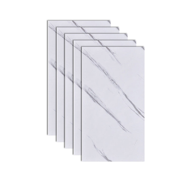 PVC Wall Paneling Rectangle Waterproof Wall Paneling for Living Room White-Gray Clearhalo 'Flooring 'Home Improvement' 'home_improvement' 'home_improvement_wall_paneling' 'Wall Paneling' 'wall_paneling' 'Walls & Ceilings' Walls and Ceiling' 7209680