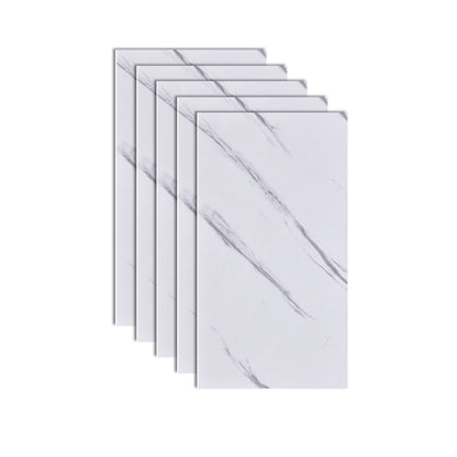PVC Wall Paneling Rectangle Waterproof Wall Paneling for Living Room White-Gray Clearhalo 'Flooring 'Home Improvement' 'home_improvement' 'home_improvement_wall_paneling' 'Wall Paneling' 'wall_paneling' 'Walls & Ceilings' Walls and Ceiling' 7209680