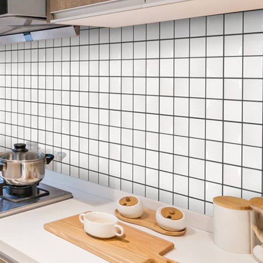 Plastic Peel and Stick Wall Tile 3D Square Peel and Stick Backsplash Clearhalo 'Flooring 'Home Improvement' 'home_improvement' 'home_improvement_peel_stick_blacksplash' 'Peel & Stick Backsplash Tile' 'peel_stick_blacksplash' 'Walls & Ceilings' Walls and Ceiling' 7209745