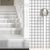 Plastic Peel and Stick Wall Tile 3D Square Peel and Stick Backsplash Gray-White Plaid Clearhalo 'Flooring 'Home Improvement' 'home_improvement' 'home_improvement_peel_stick_blacksplash' 'Peel & Stick Backsplash Tile' 'peel_stick_blacksplash' 'Walls & Ceilings' Walls and Ceiling' 7209746