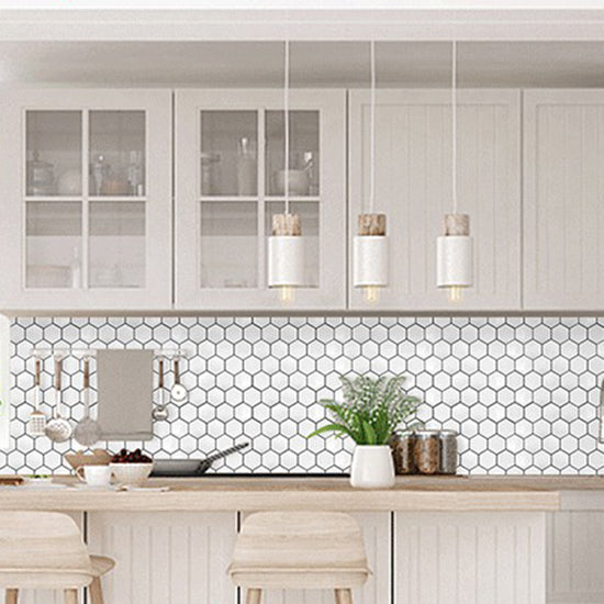 Plastic Peel and Stick Wall Tile 3D Square Peel and Stick Backsplash ...